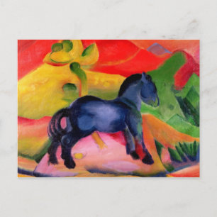 Little Blue Horse, 1912 Postkarte