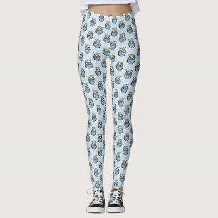 Little Blue OWLS dehnbar und komfortabel Leggings
