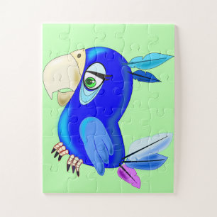 Little Blue Parrot Puzzle