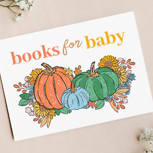 Little Blue Pumpkin Autumn Books for Baby Begleitkarte