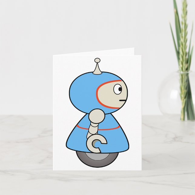 Little Blue Robot Mitteilungskarten (Von Creator hochgeladen)