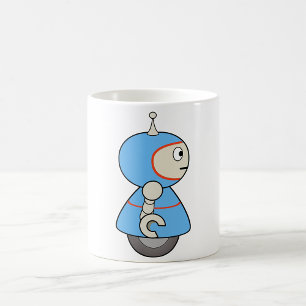 Little Blue Robot Tasse