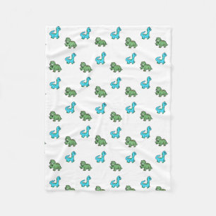 Little Blue und Green Dinosaurier Baby Boy's Fleecedecke