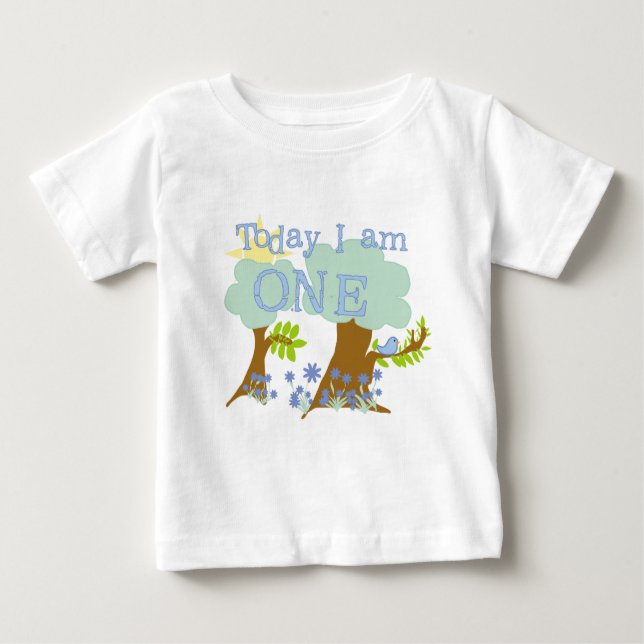 Little Bluebird 1st Birthday Tshirts und Geschenke (Vorderseite)
