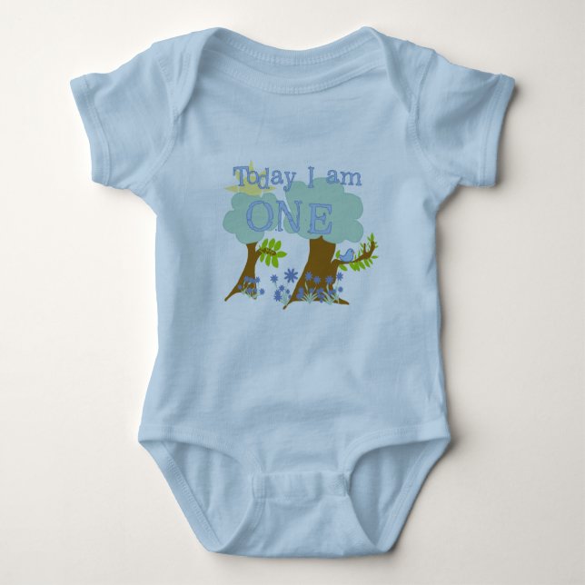 Little Bluebird 1st Birthday Tshirts und Geschenke (Vorderseite)