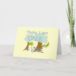 Little Bluebird 1st Birthday Tshirts und Geschenke Karte