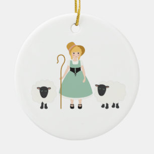 Little Bo Peep Keramik Ornament