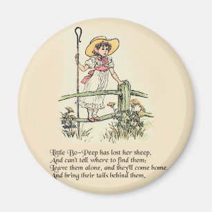 Little Bo Peep Kinderreim Magnet