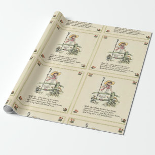 Little Bo-Peep: Klassische Kate Greenaway-Kinderst Geschenkpapier