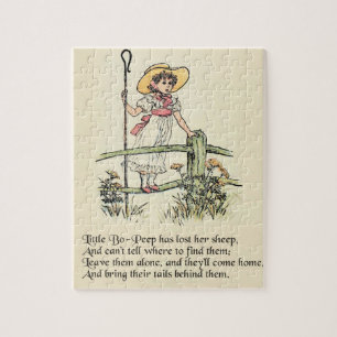 Little Bo-Peep: Klassische Kate Greenaway-Kinderst Puzzle