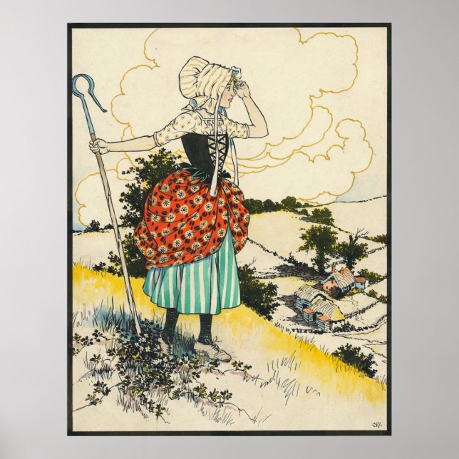 Little Bo Peep von St. George und Dragon Poster (Vorne)