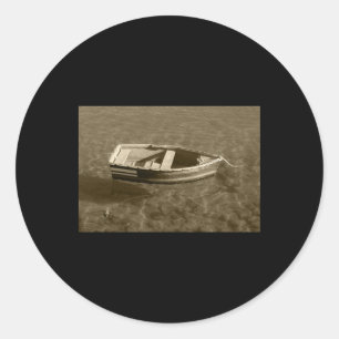 Little Boat in Shallows Lanzarote int Aufkleber