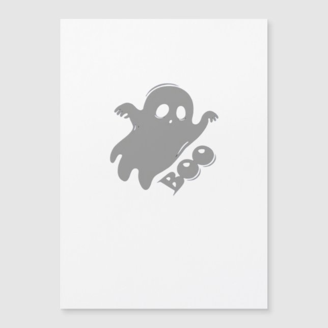 Little Boo Aesthetic Simple Magnetkarte (Vorderseite)
