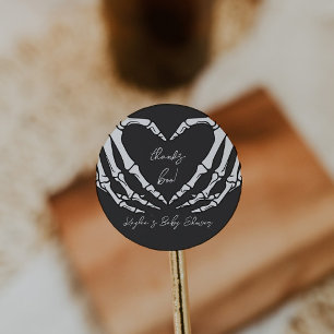 Little Boo Baby Dusche Runder Aufkleber