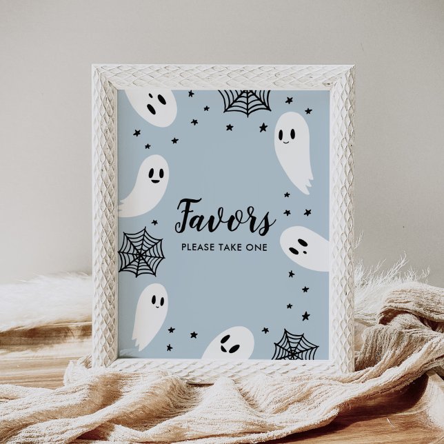 Little Boo Blue Halloween Baby Duwer Favoriten Sch Poster (Von Creator hochgeladen)