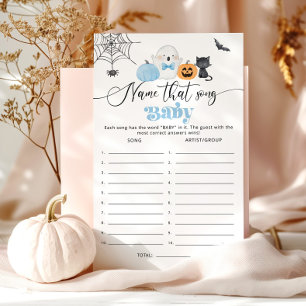 Little Boo Blue Name, das Baby Dusche Spiel