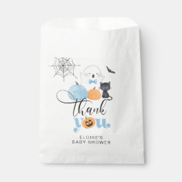 Little Boo blue spooky Baby Dusche Danke Geschenktütchen