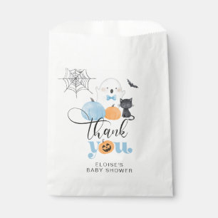 Little Boo blue spooky Baby Dusche Danke Geschenktütchen