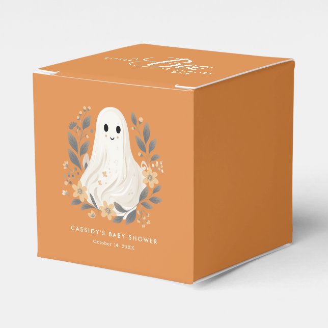 Little Boo Boho Ghost Halloween Baby Shower Geschenkschachtel (Vorderseite)