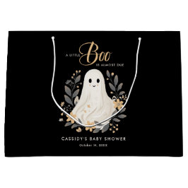 Little Boo Boho Ghost Halloween Baby Shower Große Geschenktüte