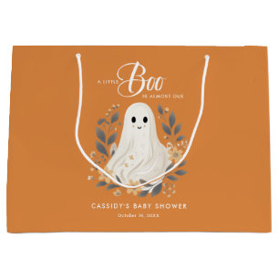 Little Boo Boho Ghost Halloween Baby Shower Große Geschenktüte
