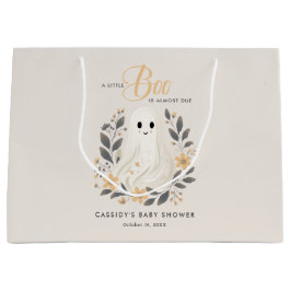 Little Boo Boho Ghost Halloween Baby Shower Große Geschenktüte