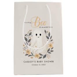Little Boo Boho Ghost Halloween Baby Shower Mittlere Geschenktüte