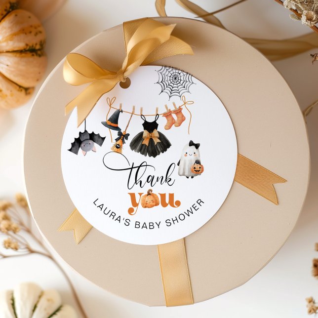 Little Boo Clothesline Babydusche Vielen Dank Geschenkanhänger (Von Creator hochgeladen)