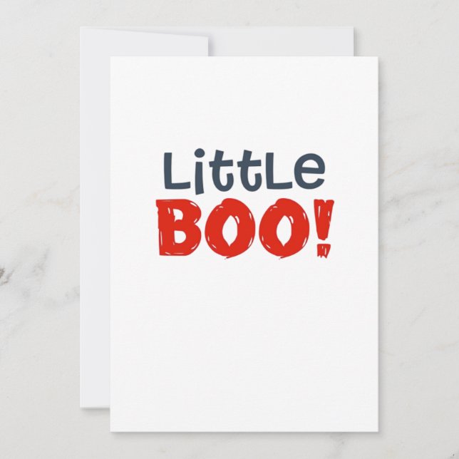 Little Boo Creative Lässig Feiertagskarte (Vorderseite)