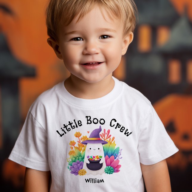 Little Boo Crew Halloween Kleinkind T-shirt (Little Boo Crew Halloween Toddler T-shirt)