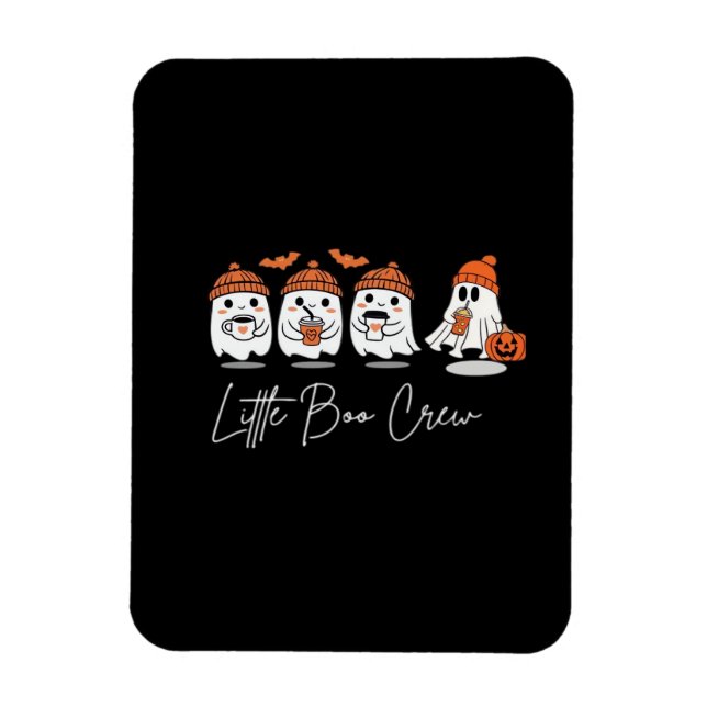 Little Boo Crew Minimal sauberes Design Magnet (Vertikal)