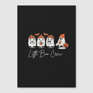 Little Boo Crew Minimales Sauberes Design Magnetkarte