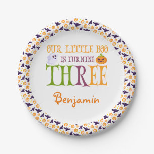Little Boo Dream Halloween 3. Geburtstag Pappteller