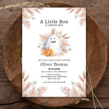 Little Boo Fall Boho Ghost Halloween Kinderdusche