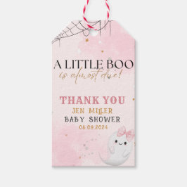 Little Boo fast fällig Mädchen Dusche Gefallen Geschenkanhänger