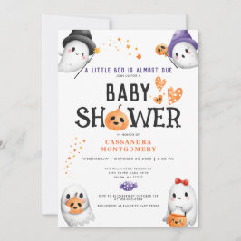 Little Boo Fast wegen Niedlicher Halloween-Kinderd Einladung