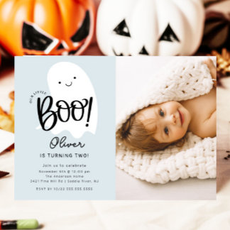 Little Boo Foto Einladung zum Geburtstag
