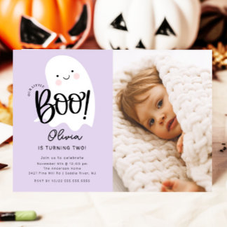 Little Boo Foto Einladung zum Geburtstag