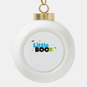 Little Boo Funny Retro Keramik Kugel-Ornament