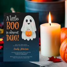 Little boo Geist Kürbiskuppel Halloween Babydusche
