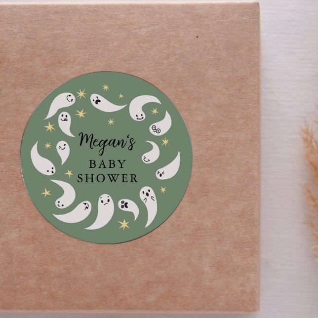 Little Boo Gender Neutral Baby Duwer Gefallen Runder Aufkleber (Von Creator hochgeladen)