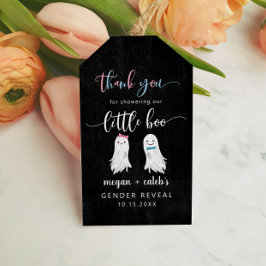 Little Boo Gender Reveal Gastgeschenk Geschenkanhänger