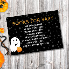Little Boo Ghost Baby Shower Books für Baby Begleitkarte
