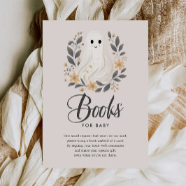 Little Boo Ghost Baby Shower Books für Baby Begleitkarte