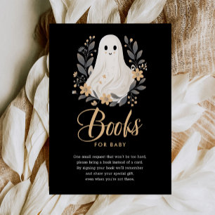 Little Boo Ghost Baby Shower Books für Baby Begleitkarte