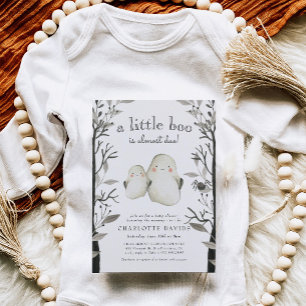Little Boo Ghost Halloween Fall Baby Dusche Einladung