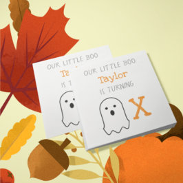 Little Boo Ghost Halloween Geburtstag Serviette