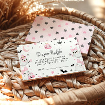 Little Boo Halloween Baby Duschdusche Windeln Raff