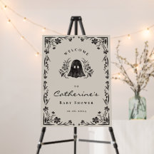 Little Boo Halloween Baby Dusche Begrüßungszeichen