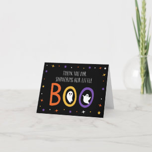 Little Boo Halloween Baby Dusche Dankeskarte